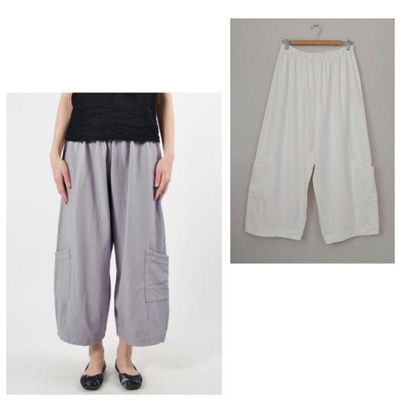 Pacificotton by Bryn Walker Casbah Pant Cotton Size Medium White - Picture 1 of 15